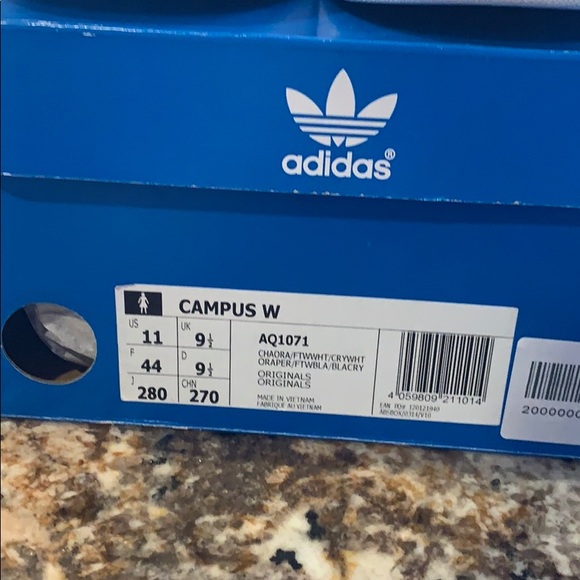 NIB adidas sneakers originals campus +SOLD+ - Picture 7 of 7